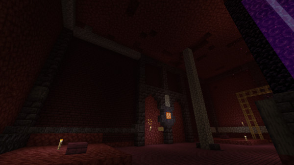 1.16 Nether Hub: First wall completed